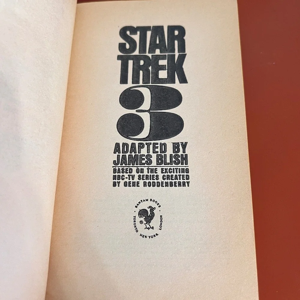 Star Trek 3 James Blish Bantam Books 1969 2nd Printing Paperback Sci-Fi Vintage‎